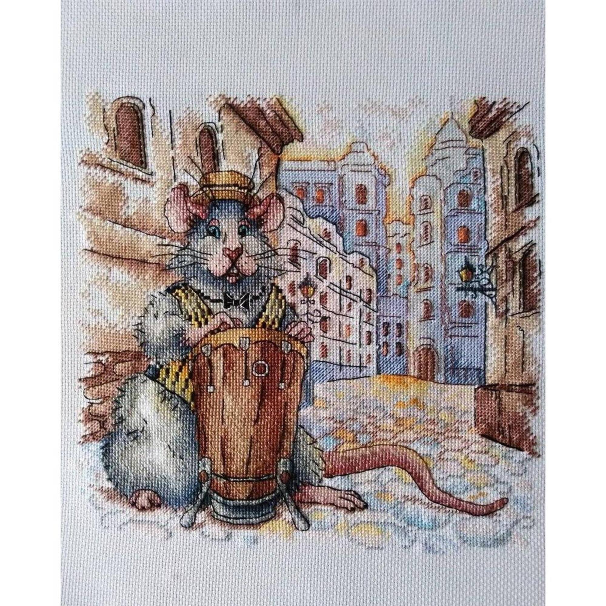 MP Studia Italian Streets Cross Stitch Kit